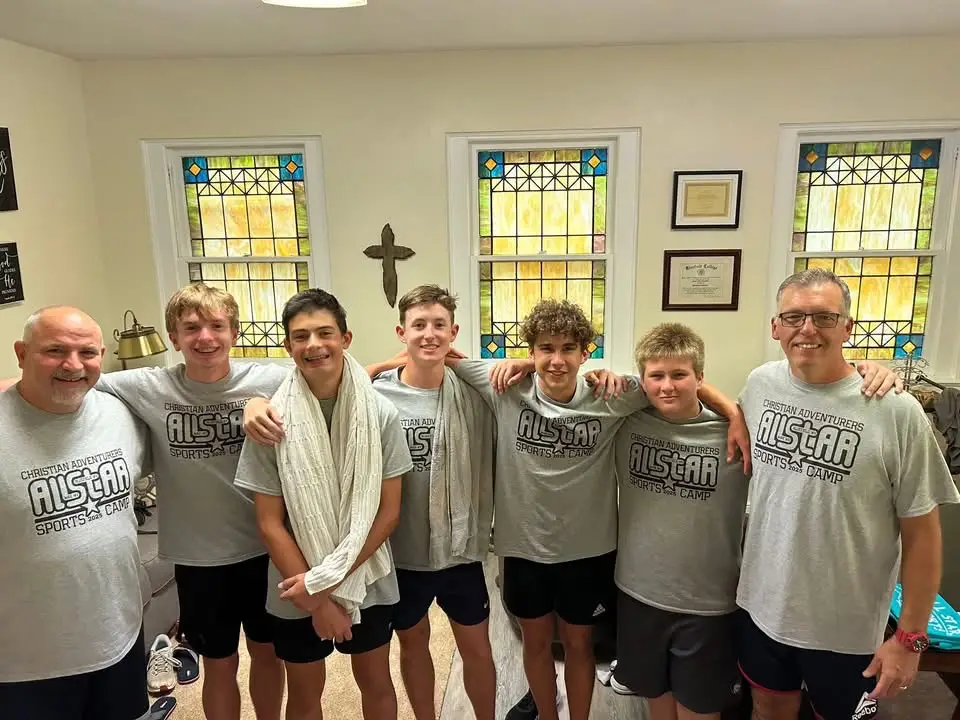 Youth Sports Camp Ministry baptism
