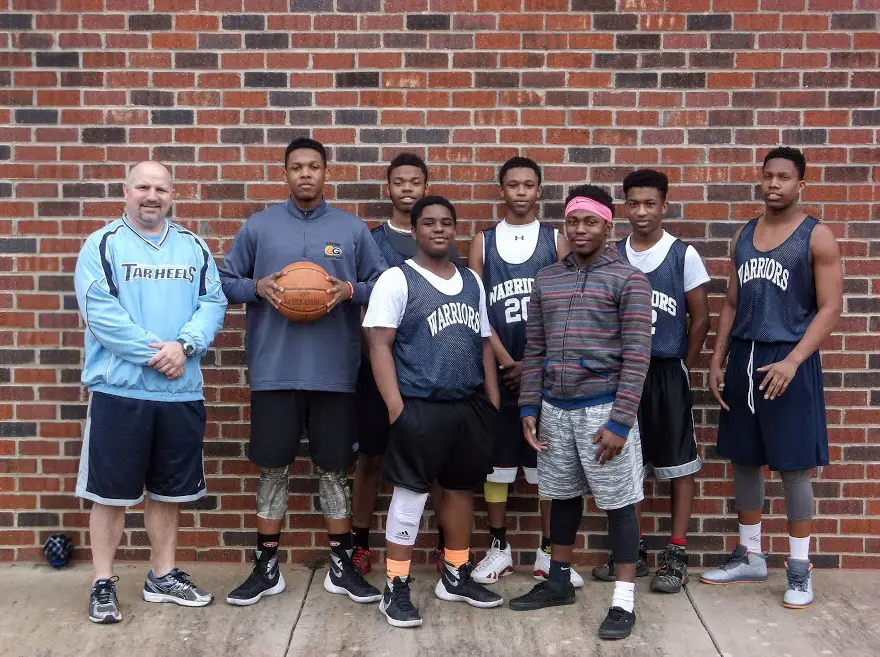 Youth Sports Camp Ministry basketball team